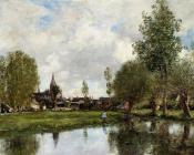 尤金 布丹 : Village around Dunkirk